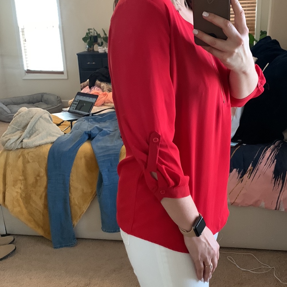 Red Blouse - Picture 2 of 3